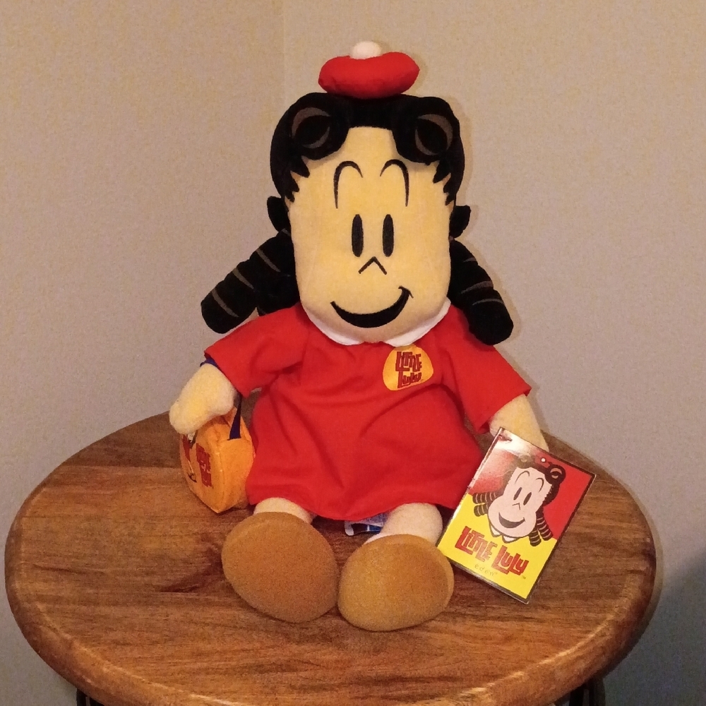 1999 Little Lulu Plush Doll By Eden Vintage Collectible